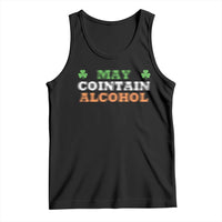 Funny May Contain Alcohol Tank Top Irish Beer Drinking St Patrick's Day Shamrock