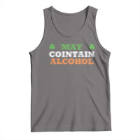 Funny May Contain Alcohol Tank Top Irish Beer Drinking St Patrick's Day Shamrock