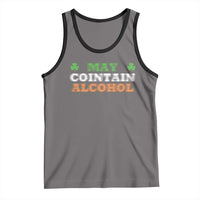Funny May Contain Alcohol Tank Top Irish Beer Drinking St Patrick's Day Shamrock