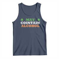 Funny May Contain Alcohol Tank Top Irish Beer Drinking St Patrick's Day Shamrock