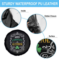 Funny May Contain Alcohol Spare Tire Cover Irish Beer Drinking St Patrick's Day