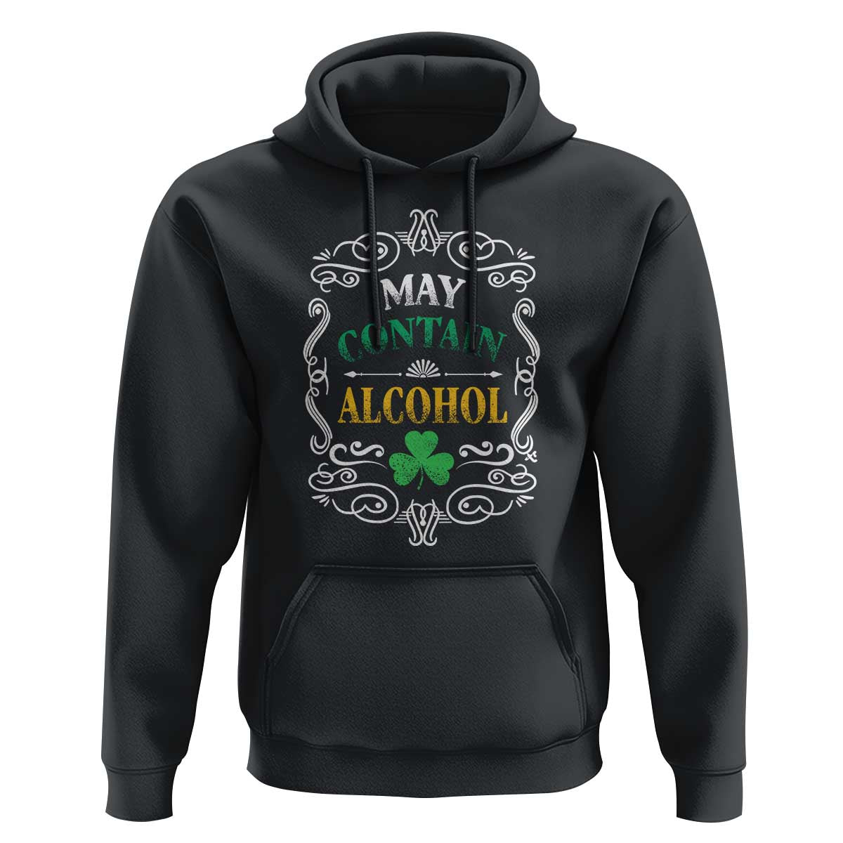 Funny May Contain Alcohol Hoodie Irish Beer Drinking St Patrick's Day