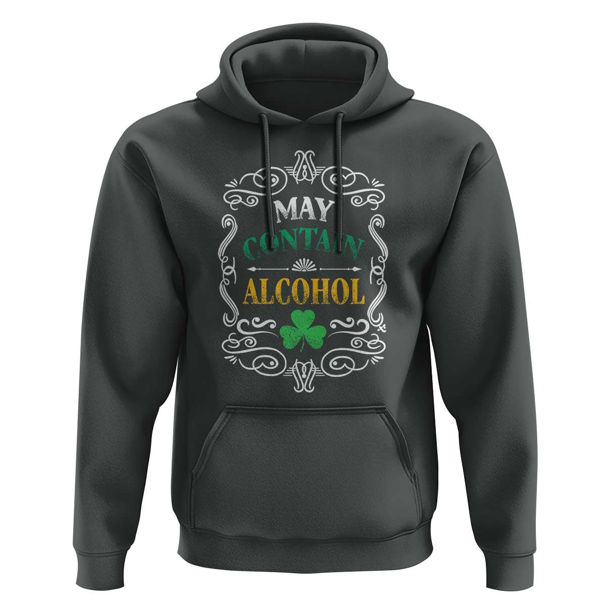 Funny May Contain Alcohol Hoodie Irish Beer Drinking St Patrick's Day