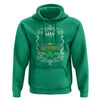 Funny May Contain Alcohol Hoodie Irish Beer Drinking St Patrick's Day
