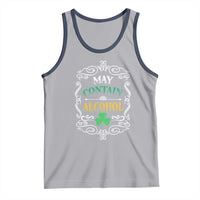 Funny May Contain Alcohol Tank Top Irish Beer Drinking St Patrick's Day