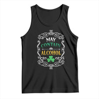Funny May Contain Alcohol Tank Top Irish Beer Drinking St Patrick's Day