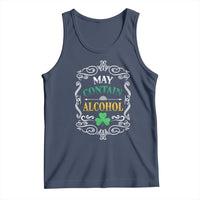 Funny May Contain Alcohol Tank Top Irish Beer Drinking St Patrick's Day