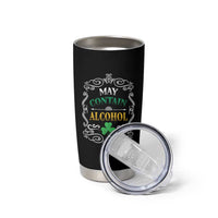 Funny May Contain Alcohol Tumbler Cup Irish Beer Drinking St Patrick's Day - Wonder Print Shop