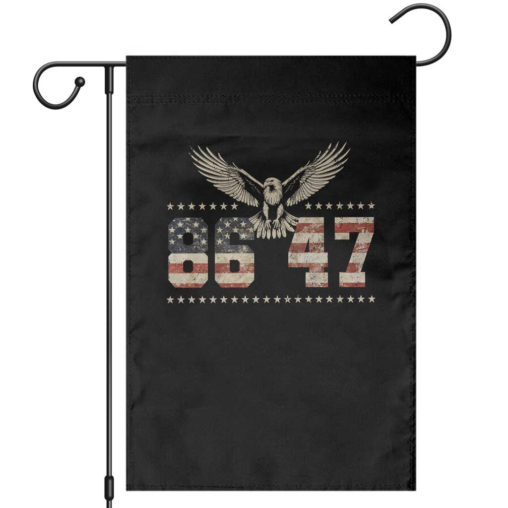Funny Vintage 86 47 Garden Flag Eagle Vintage American Flag - Wonder Print Shop