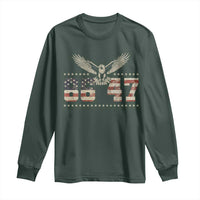 Funny Vintage 86 47 Long Sleeve Shirt Eagle Vintage American Flag