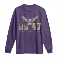 Funny Vintage 86 47 Long Sleeve Shirt Eagle Vintage American Flag