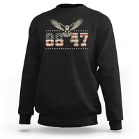 Funny Vintage 86 47 Sweatshirt Eagle Vintage American Flag