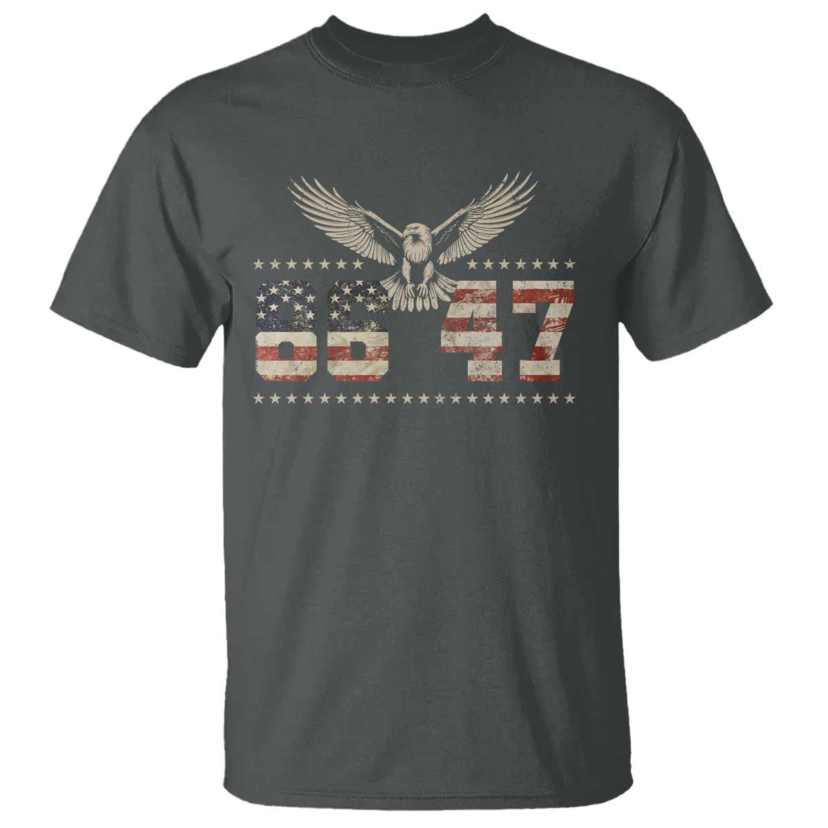 Funny Vintage 86 47 T Shirt Eagle Vintage American Flag