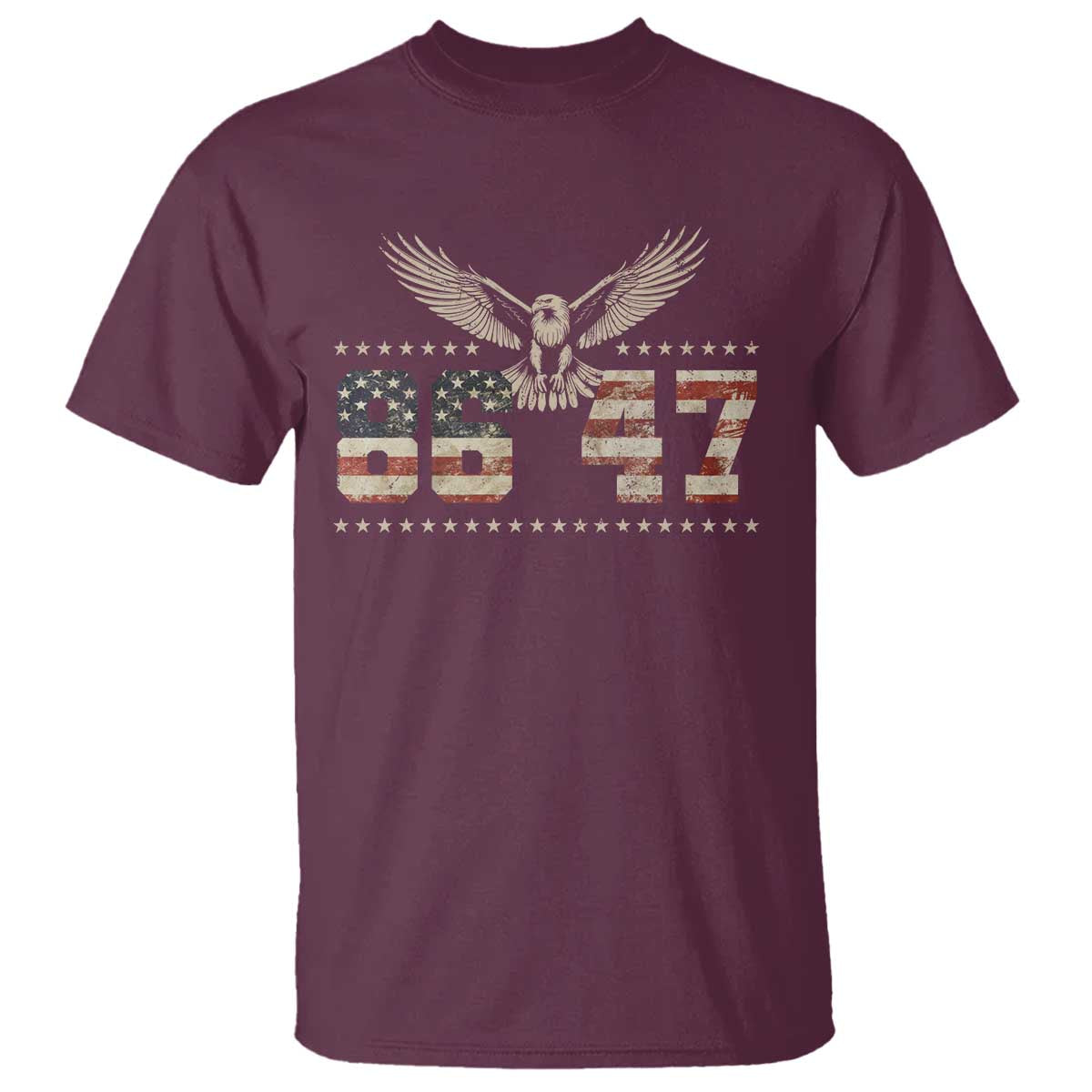 Funny Vintage 86 47 T Shirt Eagle Vintage American Flag