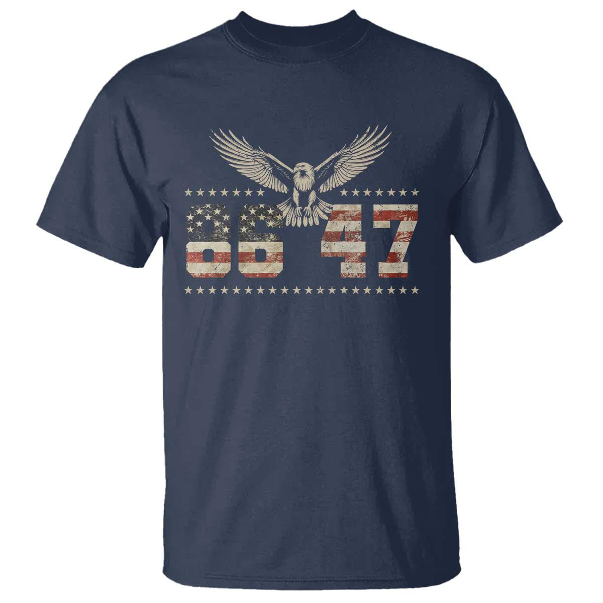Funny Vintage 86 47 T Shirt Eagle Vintage American Flag