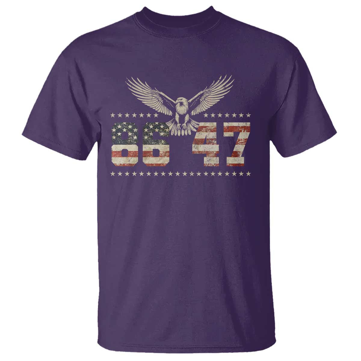 Funny Vintage 86 47 T Shirt Eagle Vintage American Flag
