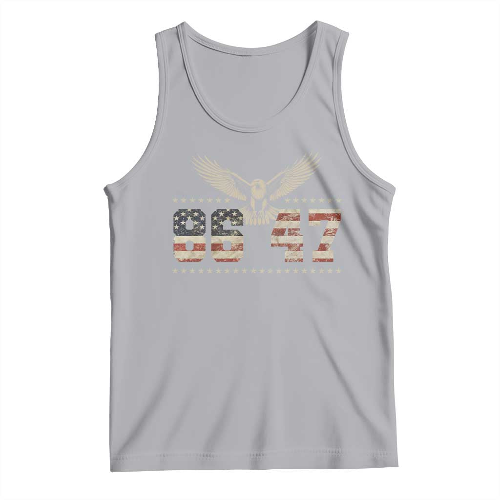 Funny Vintage 86 47 Tank Top Eagle Vintage American Flag