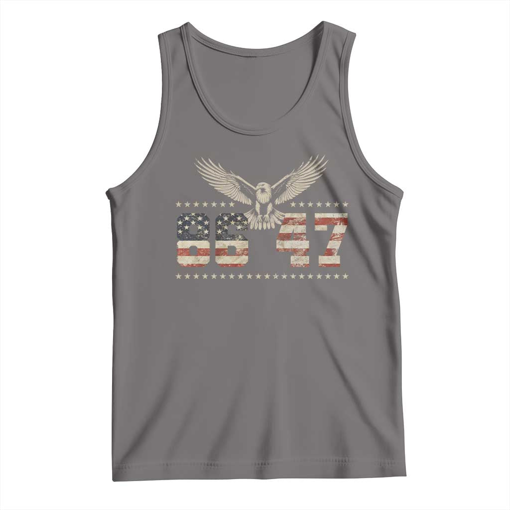 Funny Vintage 86 47 Tank Top Eagle Vintage American Flag