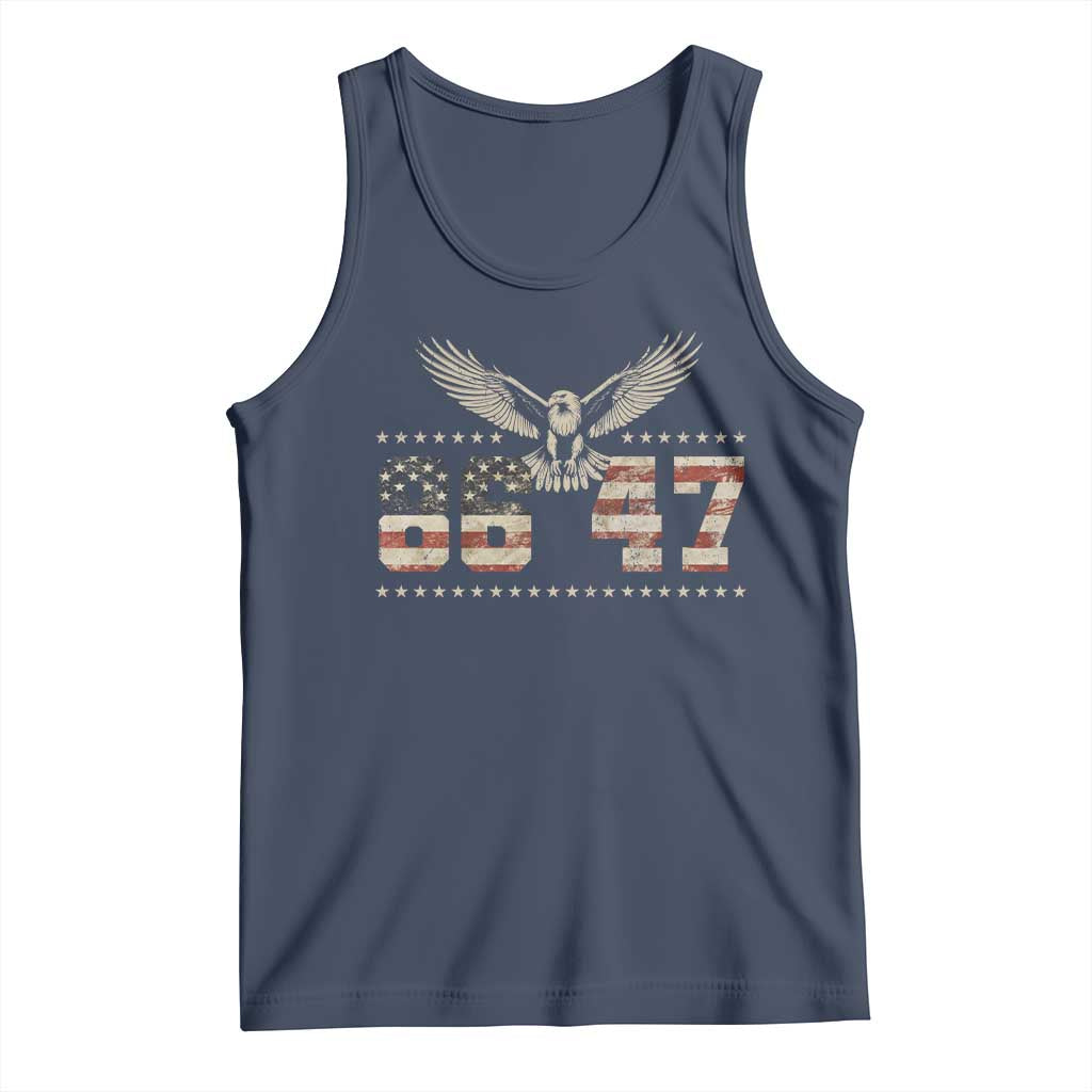 Funny Vintage 86 47 Tank Top Eagle Vintage American Flag