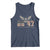 Funny Vintage 86 47 Tank Top Eagle Vintage American Flag