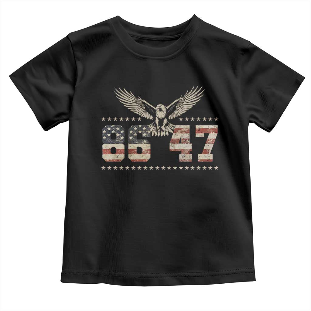 Funny Vintage 86 47 Toddler T Shirt Eagle Vintage American Flag