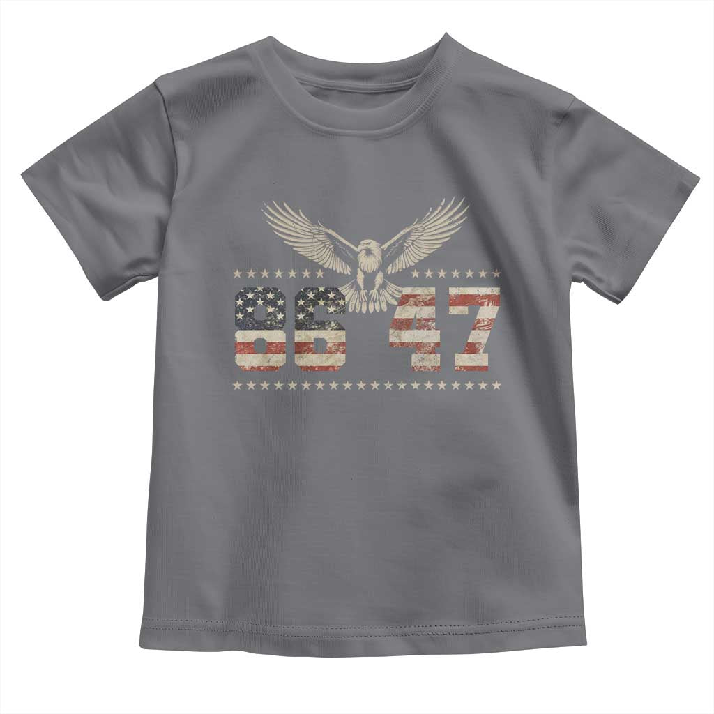 Funny Vintage 86 47 Toddler T Shirt Eagle Vintage American Flag