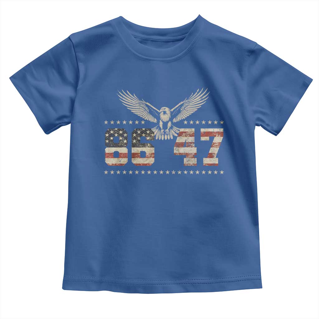 Funny Vintage 86 47 Toddler T Shirt Eagle Vintage American Flag