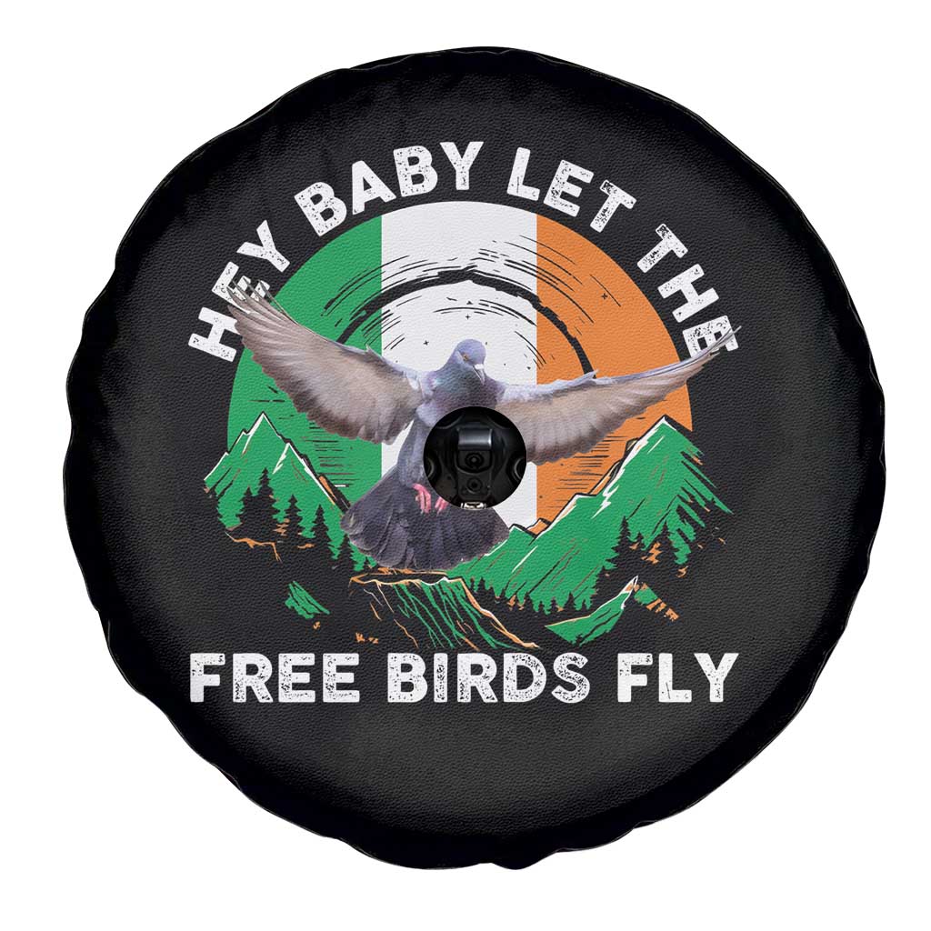 Irish Pride Spare Tire Cover Hey Baby Let The Free Birds Fly Ireland Flag