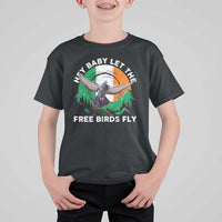 Irish Pride T Shirt For Kid Hey Baby Let The Free Birds Fly Ireland Flag