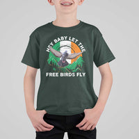 Irish Pride T Shirt For Kid Hey Baby Let The Free Birds Fly Ireland Flag