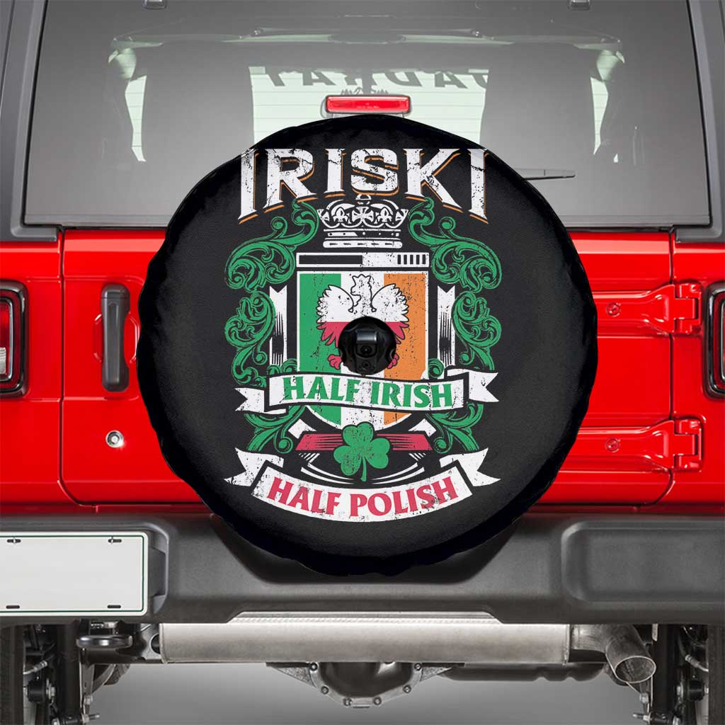 Iriski Half Irish Half Polish Spare Tire Cover Polish St Patricks Day Eagle