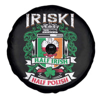 Iriski Half Irish Half Polish Spare Tire Cover Polish St Patricks Day Eagle