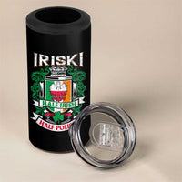 Iriski Half Irish Half Polish 4 in 1 Can Cooler Tumbler Polish St Patricks Day Eagle