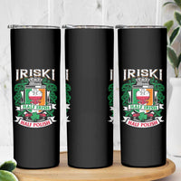 Iriski Half Irish Half Polish Skinny Tumbler Polish St Patricks Day Eagle