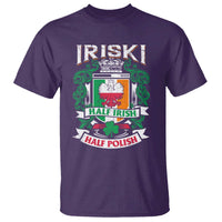 Iriski Half Irish Half Polish T Shirt Polish St Patricks Day Eagle