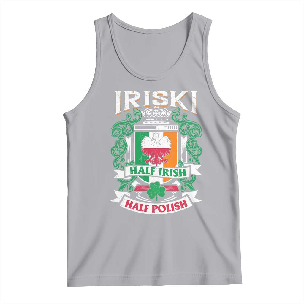 Iriski Half Irish Half Polish Tank Top Polish St Patricks Day Eagle