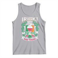 Iriski Half Irish Half Polish Tank Top Polish St Patricks Day Eagle