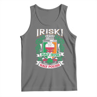 Iriski Half Irish Half Polish Tank Top Polish St Patricks Day Eagle