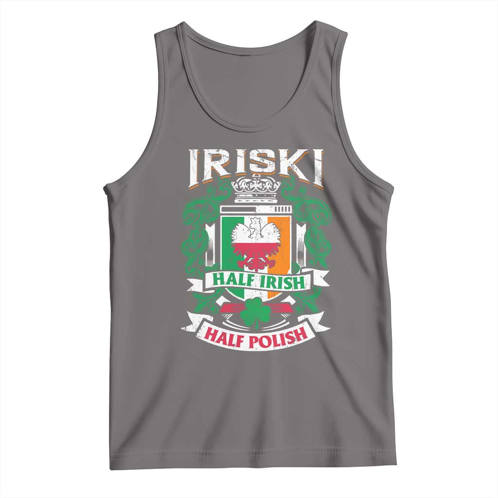 Iriski Half Irish Half Polish Tank Top Polish St Patricks Day Eagle