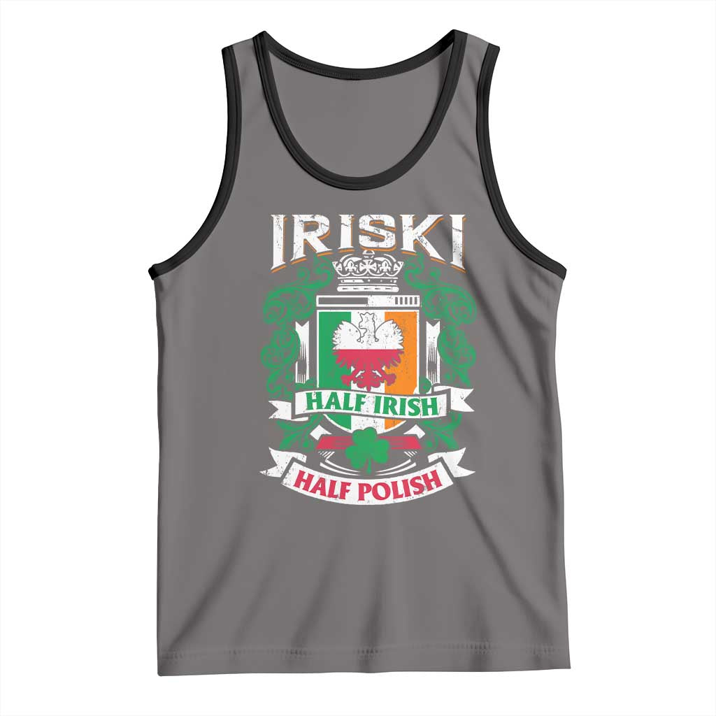 Iriski Half Irish Half Polish Tank Top Polish St Patricks Day Eagle