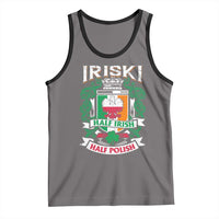 Iriski Half Irish Half Polish Tank Top Polish St Patricks Day Eagle