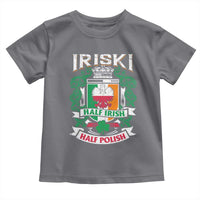 Iriski Half Irish Half Polish Toddler T Shirt Polish St Patricks Day Eagle