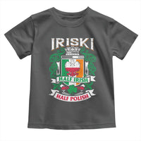 Iriski Half Irish Half Polish Toddler T Shirt Polish St Patricks Day Eagle