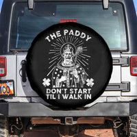 Funny The Paddy Don't Start Til I Walk In Spare Tire Cover St Patrick's Day Irish Beer