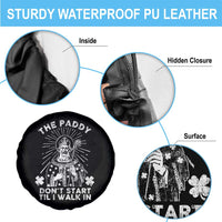 Funny The Paddy Don't Start Til I Walk In Spare Tire Cover St Patrick's Day Irish Beer