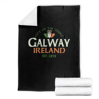 Claddagh Galway Ireland Throw Blanket City Of The Tribes Est 1232