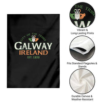 Claddagh Galway Ireland Garden Flag City Of The Tribes Est 1232