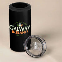 Claddagh Galway Ireland 4 in 1 Can Cooler Tumbler City Of The Tribes Est 1232