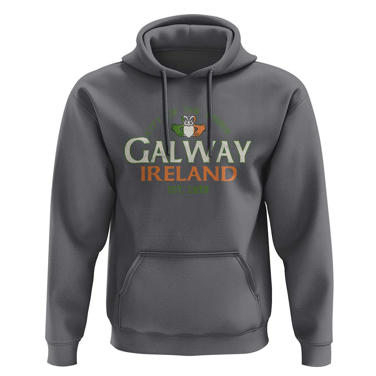 Claddagh Galway Ireland Hoodie City Of The Tribes Est 1232