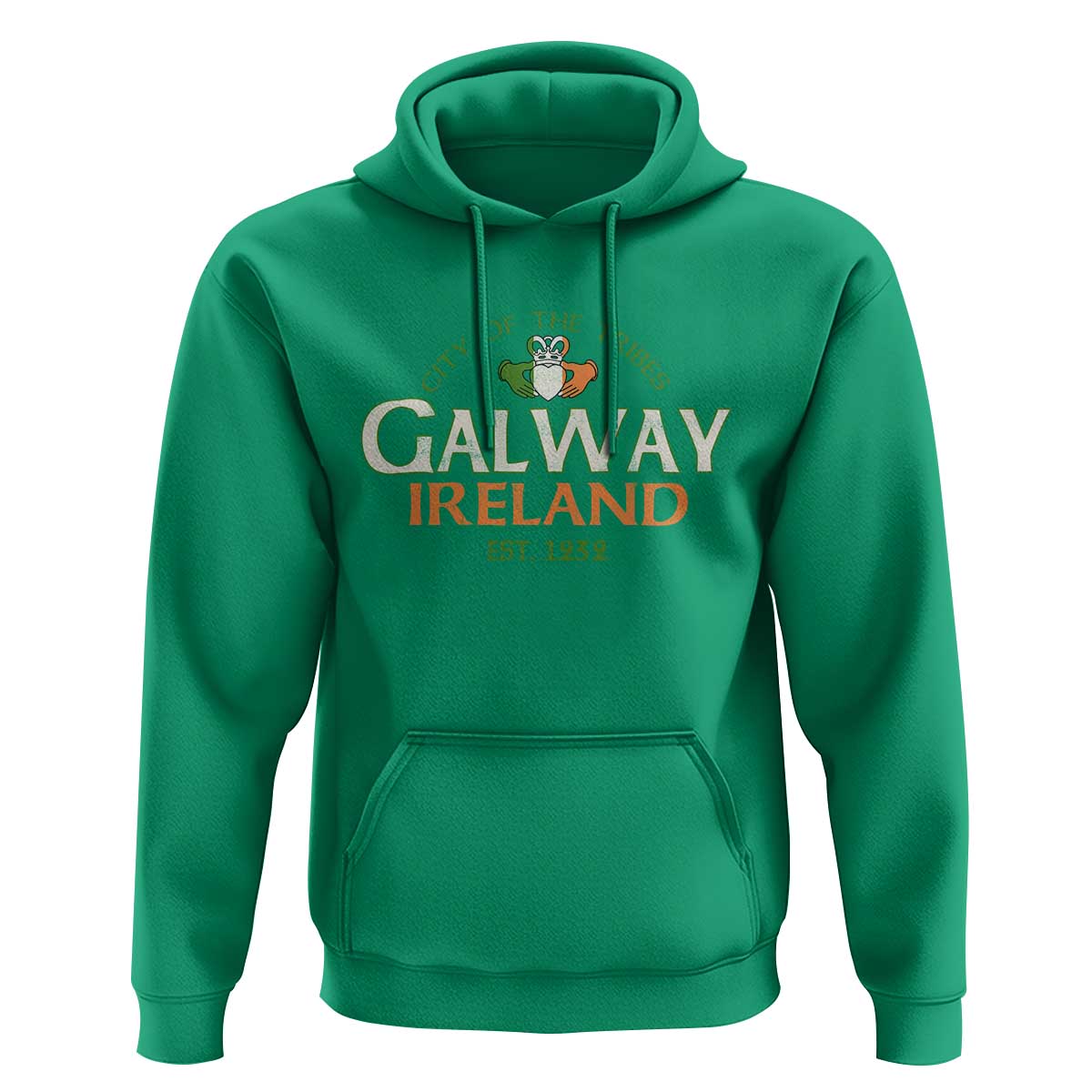 Claddagh Galway Ireland Hoodie City Of The Tribes Est 1232